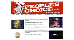 Desktop Screenshot of peopleschoiceband.com